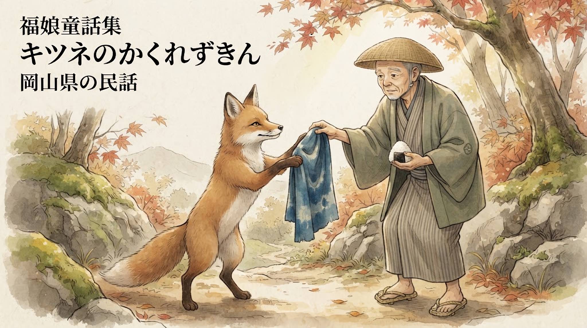 キツネのかくれずきん