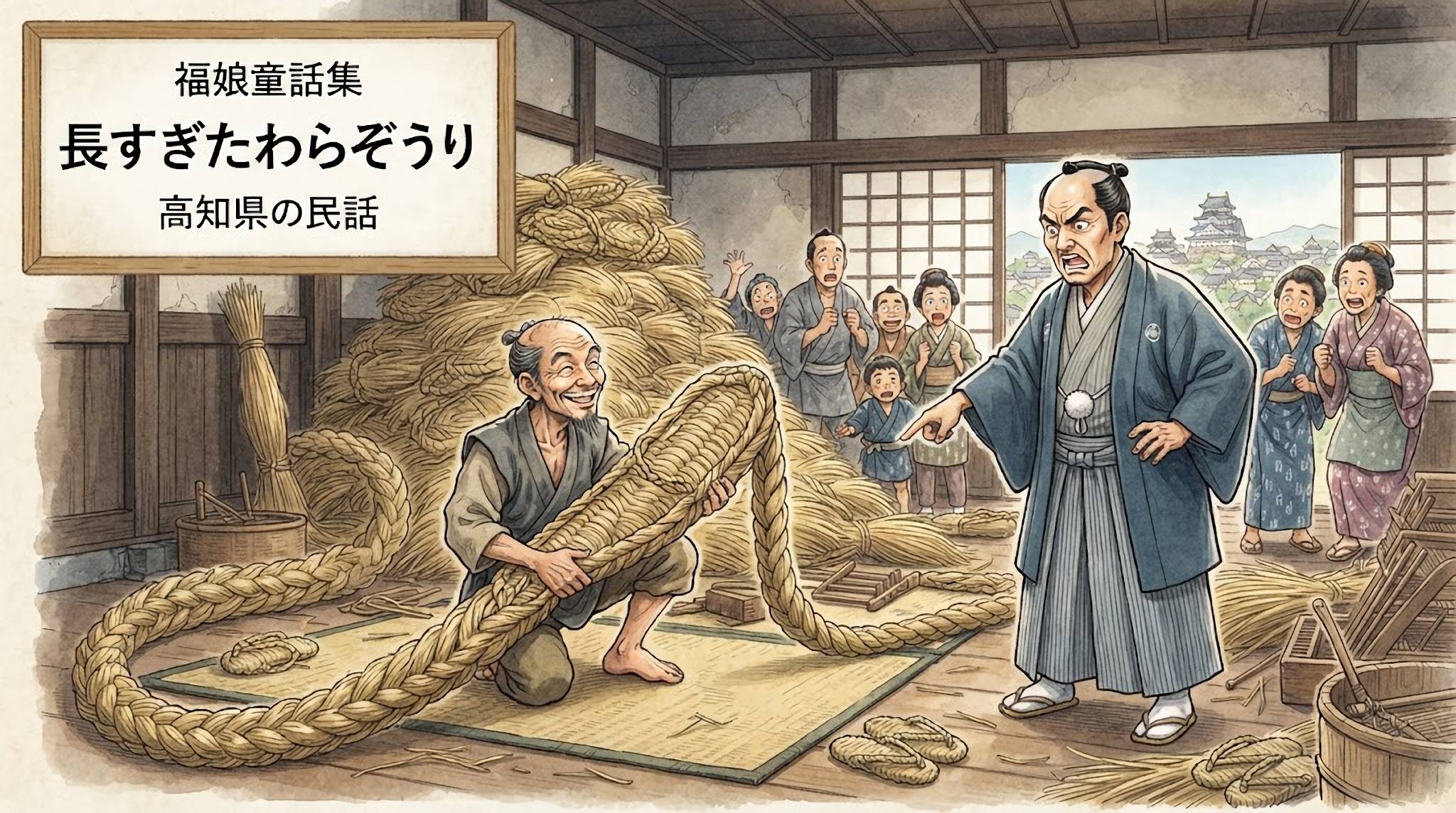 長すぎたわらぞうり