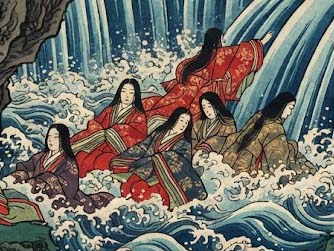 三日月の滝