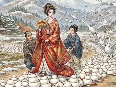 もちの白鳥