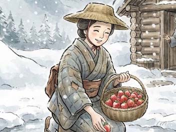 真冬のイチゴ