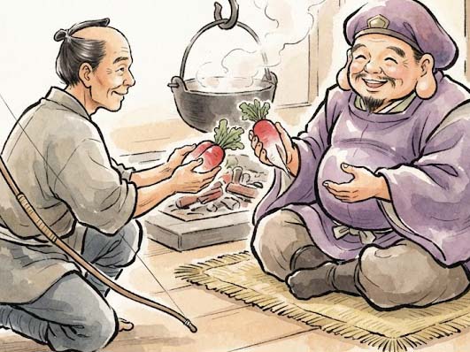 二股大根(まっ赤大根)