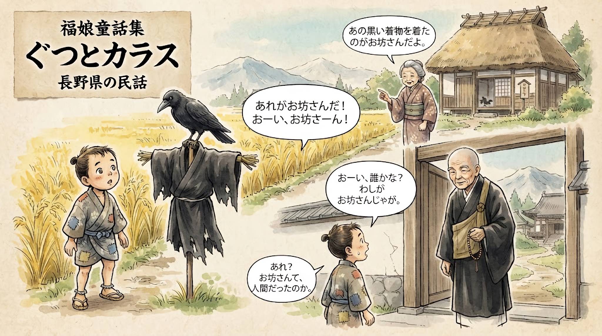 ぐつとカラス