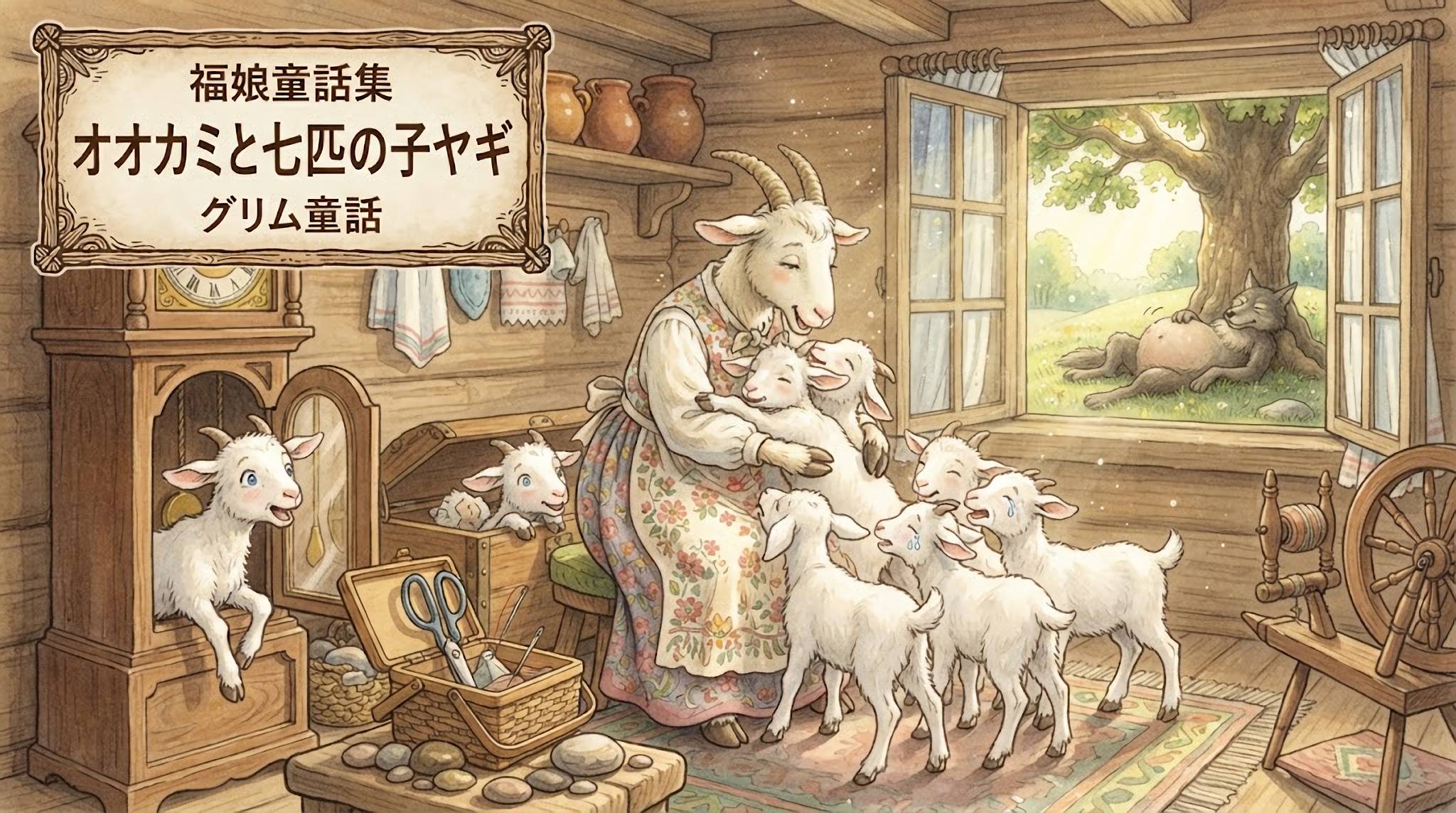 オオカミと七匹の子ヤギ