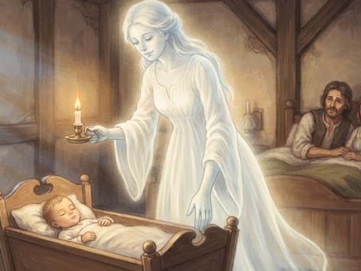 幽霊の子守り