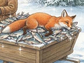 キツネと獲物