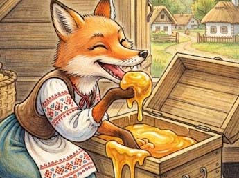 ハチミツの好きなキツネ