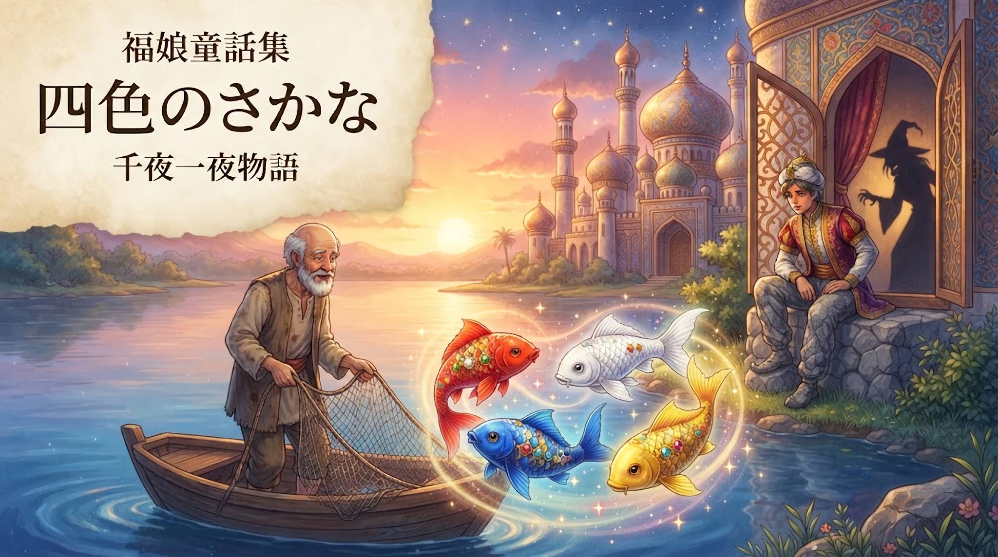 四色のさかな アラビアンナイト 千夜一夜物語