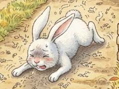 ウサギとハリネズミ