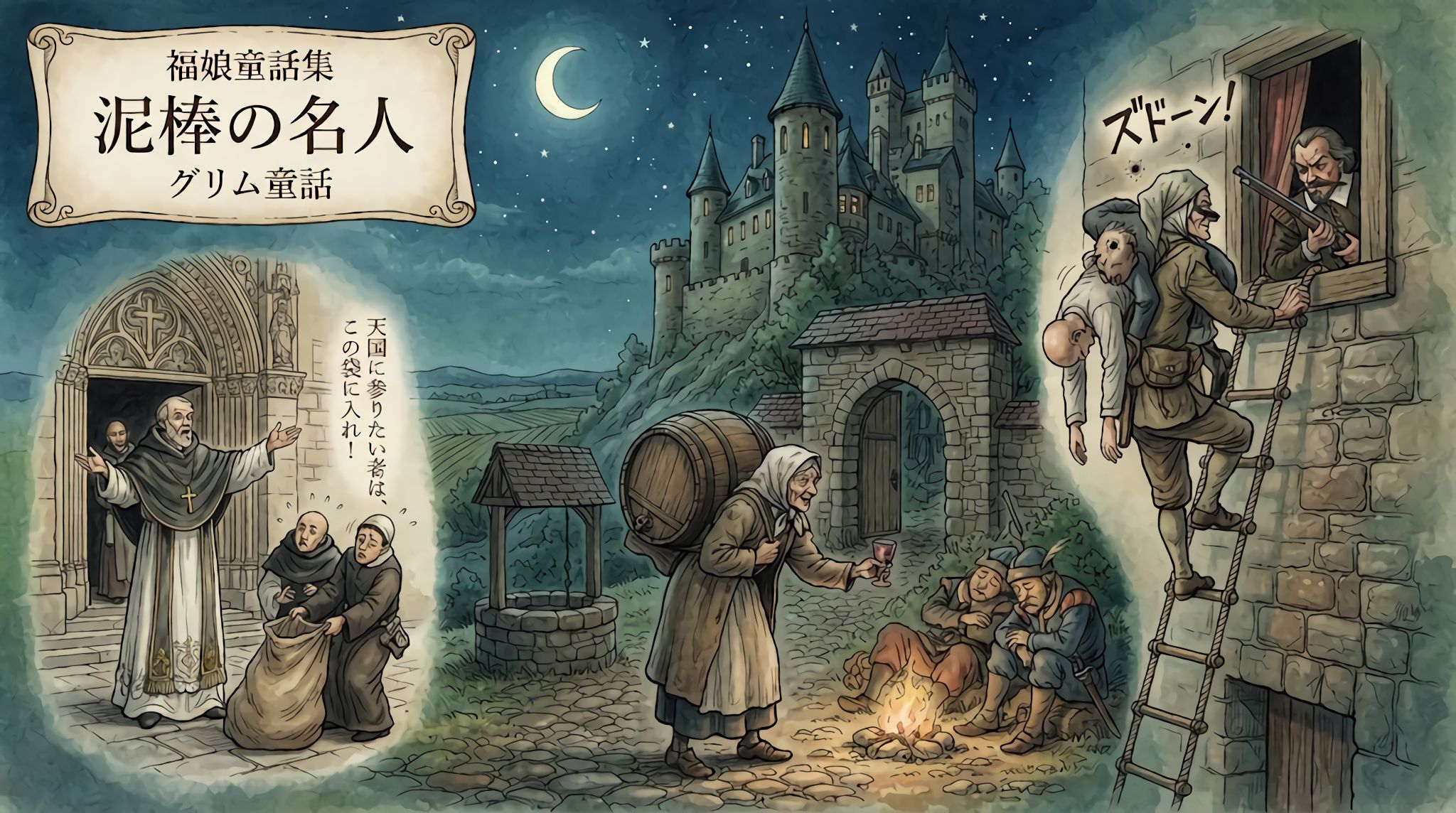 泥棒の名人 グリム童話