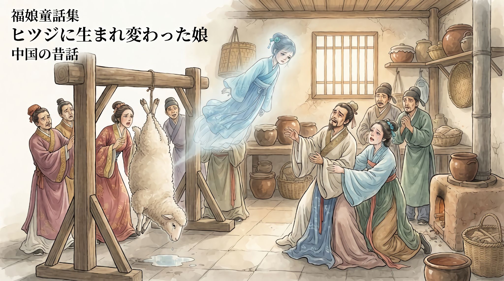 ヒツジに生まれ変わった娘