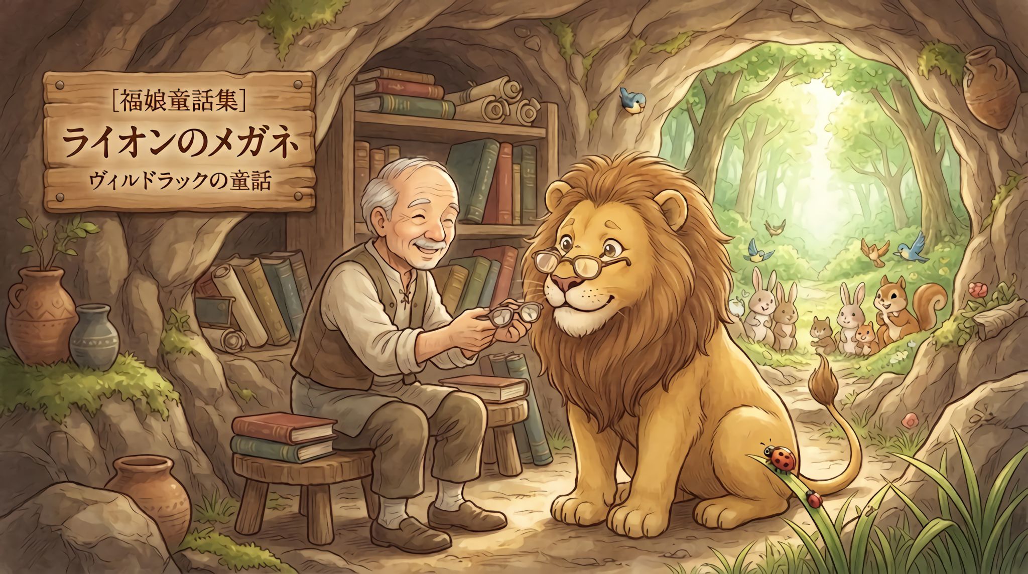 ライオンのメガネ